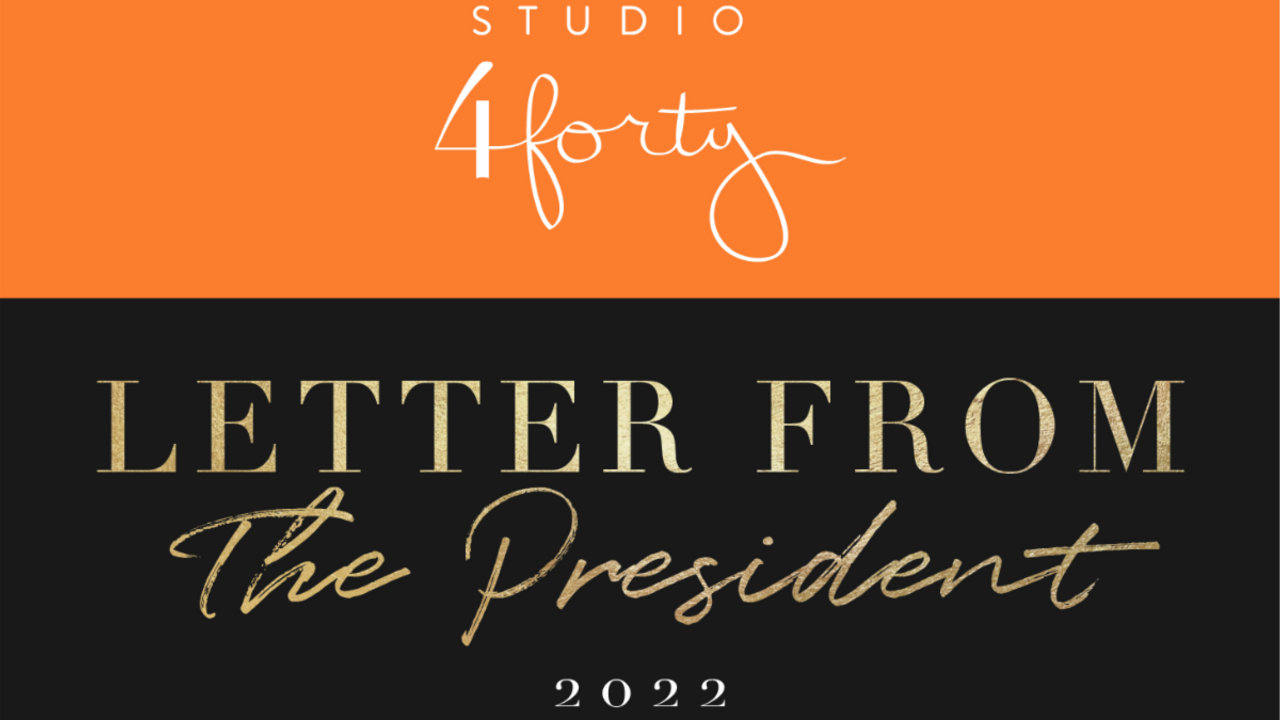 Letter from the President, 2022￼